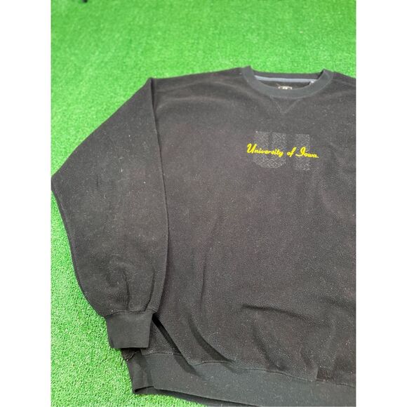 M Vintage Y2K University of Iowa Sweatshirt crewneck fleece - Picture 2 of 9